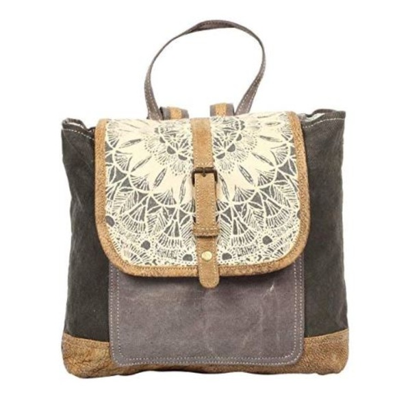 🆕Myra Bag ROYAL VINTAGE Canvas Backpack Purse Bag - Picture 2 of 8